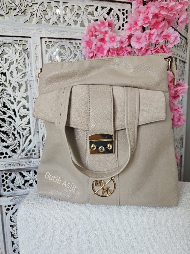 Torebka plecak beżowy 2w1