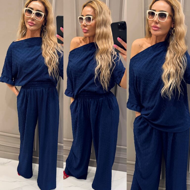 Komplet ANEDISSI 40 42 44 granatowy